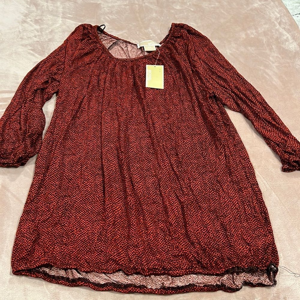 Michael Kors, red blaze shirt size OX